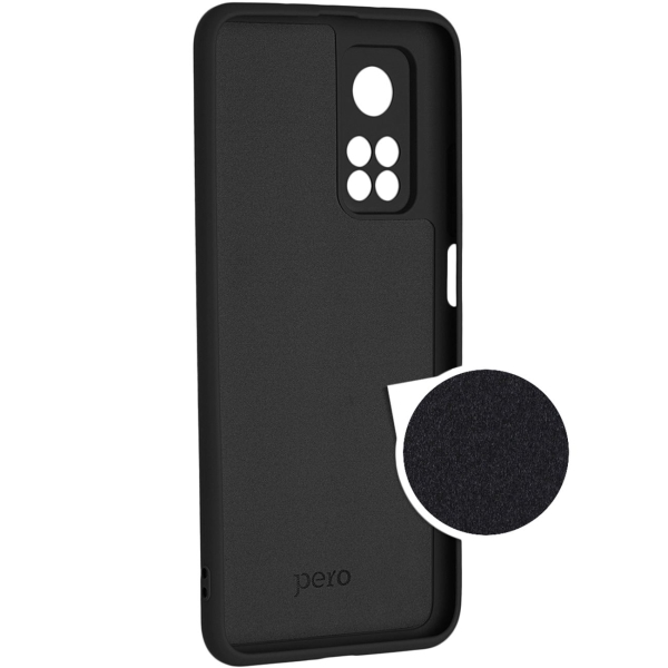 Клип-кейс Pero Для Xiaomi Mi 10T черный (PCLS-0056-BK)