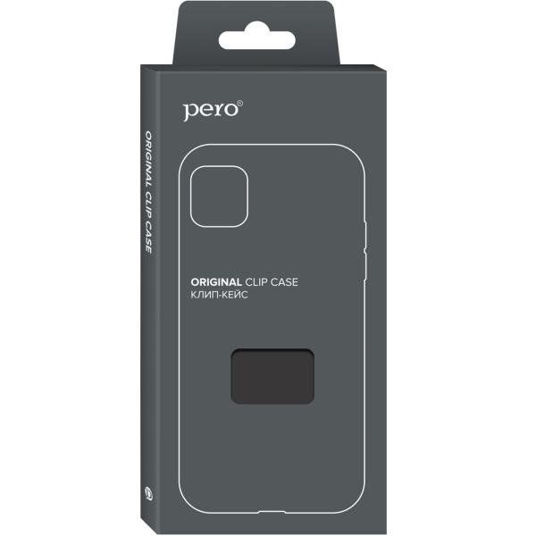 Клип-кейс для iPhone Pero 12/12 Pro черный (CC1C-0002-BK)