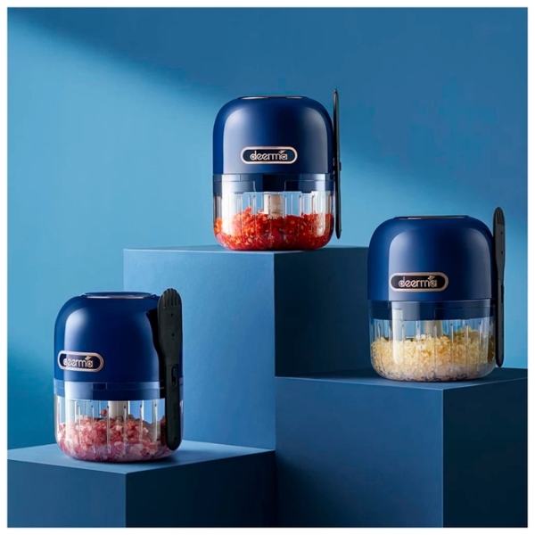 Электромельничка Xiaomi Deerma Pro Mini Garlic Stirrer DEM-JS200 синий