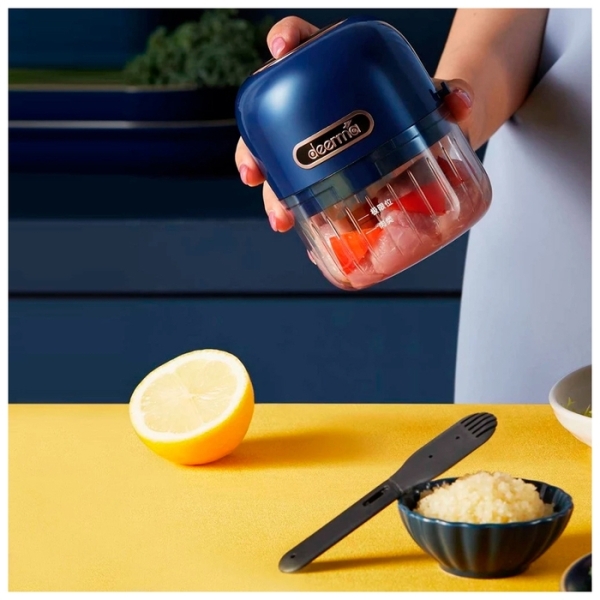 Электромельничка Xiaomi Deerma Pro Mini Garlic Stirrer DEM-JS200 синий