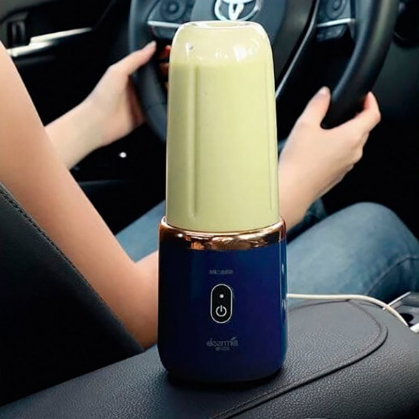 Портативный блендер Xiaomi Deerma Fruit Cup темно-синий военно-морской DEM-NU06