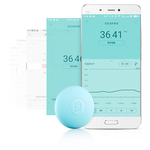 Термометр детский Xiaomi Miaomiaoce MMC-T201-1, голубой