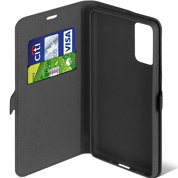 Чехол DF для Samsung Galaxy S20 FE, черный с флипом