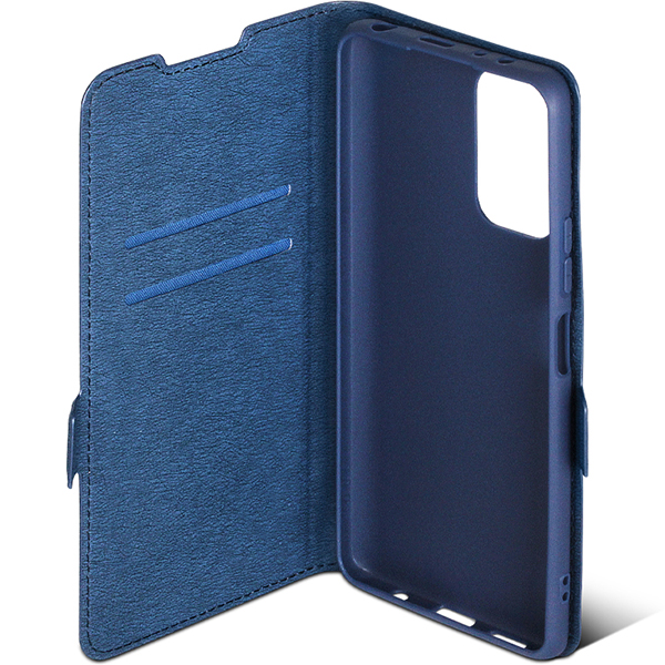 Чехол DF для Xiaomi Redmi Note 10 Pro, синий с флипом
