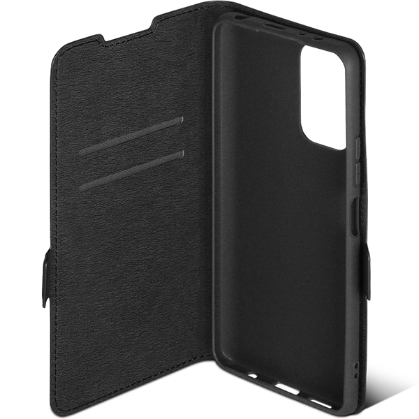 Чехол DF для Xiaomi Redmi Note 10 Pro, черный с флипом