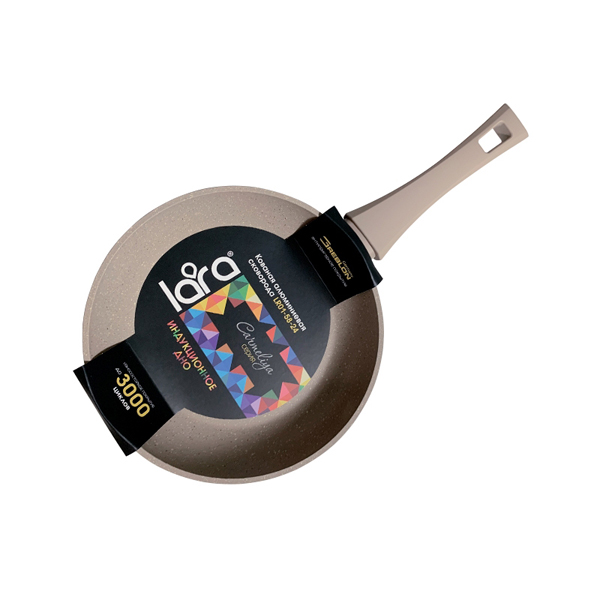 Сковорода Lara 30х5,5см индукц.дно (Carmeliya <30>)