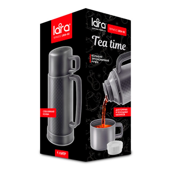 Термос Lara 1000мл (LR04-82)