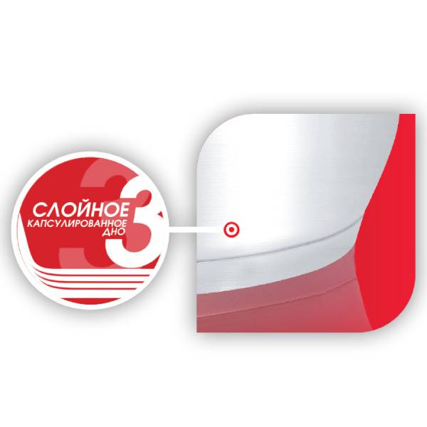 Кастрюля Lara Elite 26x14,5см 7,7л (LR02-40)