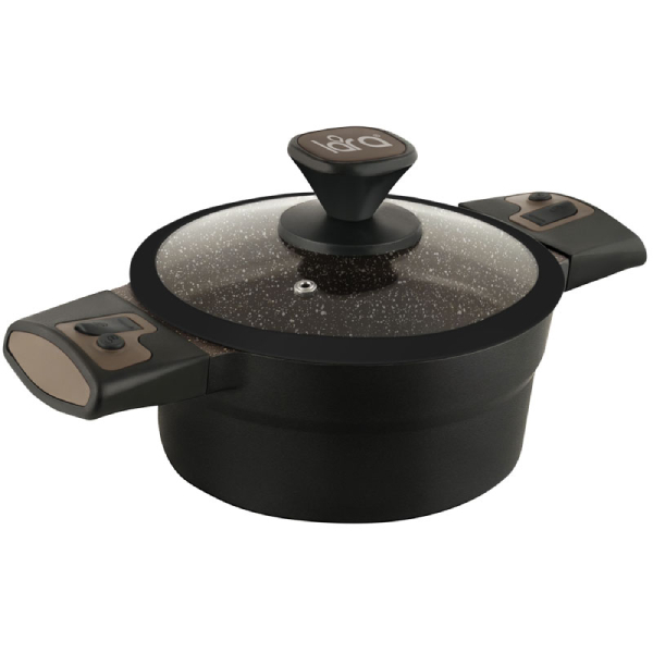 Кастрюля Lara LARA MONACO 4,5л 24х11,5см (LR02-301 CHOCO)