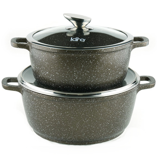Набор кастрюль Lara Rio CHOCO 2 пр. (LR02-111 CHOCO)