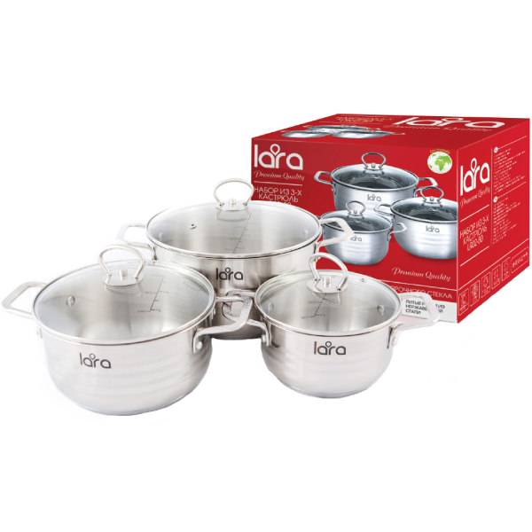 Набор кастрюль Lara Standart (LR02-80)