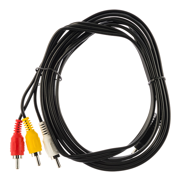 Кабель аналоговый аудио VCOM Jack3.5/3*RCA 2м (CV213-2M)