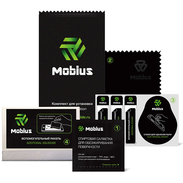 Защитное стекло для смартфона MOBIUS Mi&nbsp;10T&nbsp;Lite&nbsp;3D&nbsp;Full&nbsp;Cover&nbsp;Black