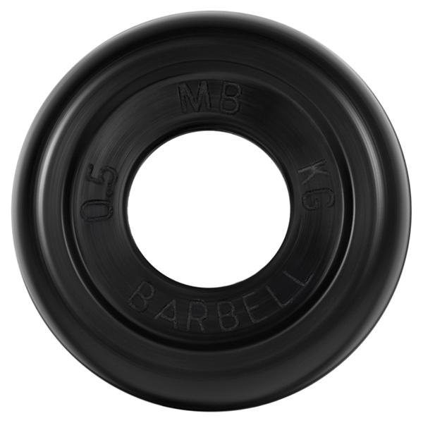 Диск MB Barbell d 31мм 0,5кг (MB-PltB31-0,5) фото