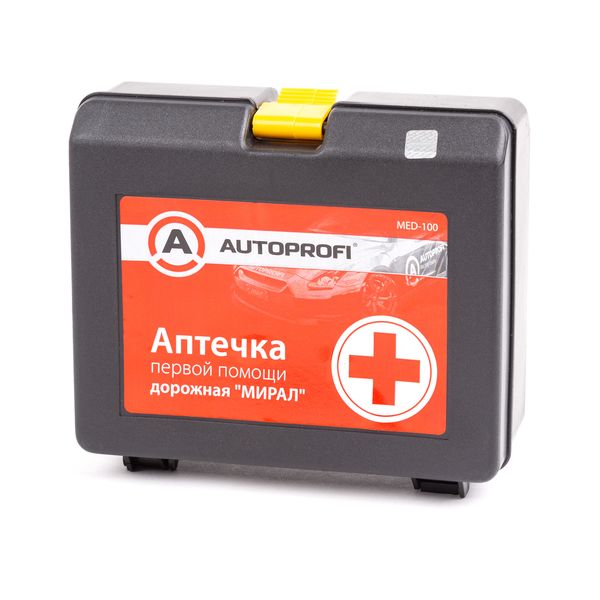 Автомобильная аптечка AutoProfi MED-100