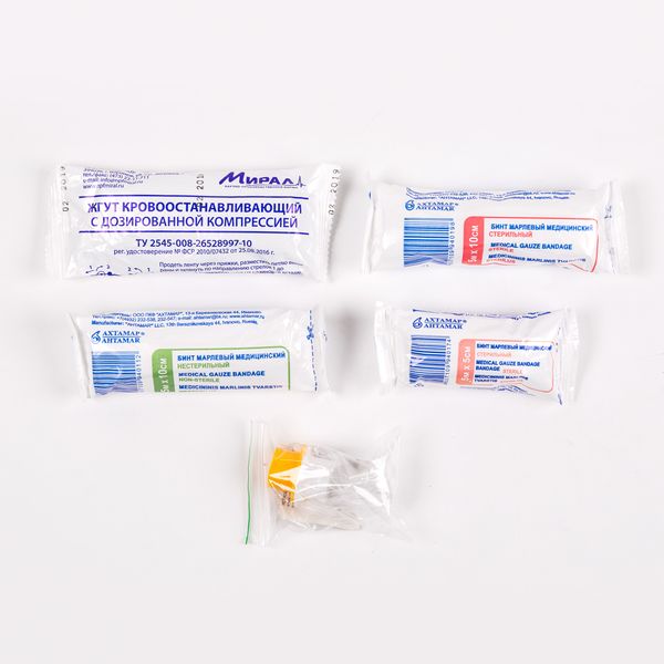 Автомобильная аптечка AutoProfi MED-100