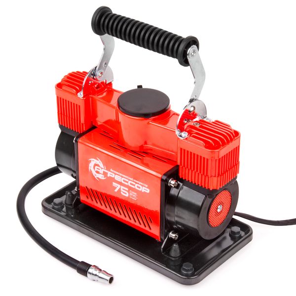 Автомобильный компрессор Агрессор двухпоршневой (AGR-75)