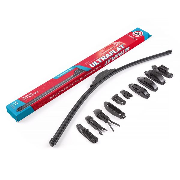 Дворник, щетка стеклоочистителя AutoProfi бескаркасная, 11 адапт., разм.14'' 350мм (ULF-14)