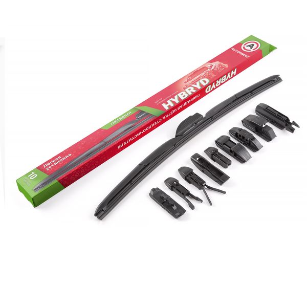 Дворник, щетка стеклоочистителя AutoProfi гибридная, 10 адапт., разм. 18'' 450мм (HYB-18)