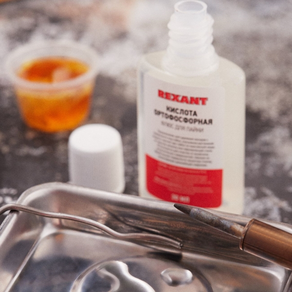 Флюс для пайки Rexant Для пайки,30мл (09-3635, 10шт.)