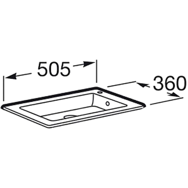 Раковина Roca Debba Unik 50 (32799J00Y)