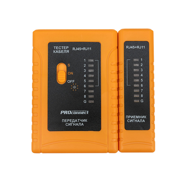 Тестер Proconnect Кабеля RJ-45+RJ-11 (12-1006-4)