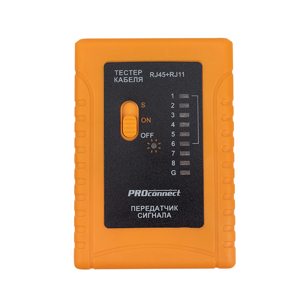 Тестер Proconnect Кабеля RJ-45+RJ-11 (12-1006-4)