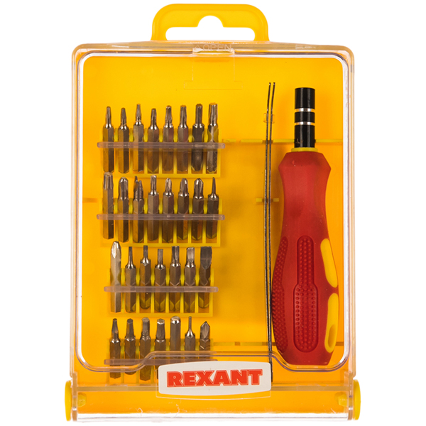 Набор ручного инструмента Rexant Отверток для точечных работ 32 пр (12-4701)
