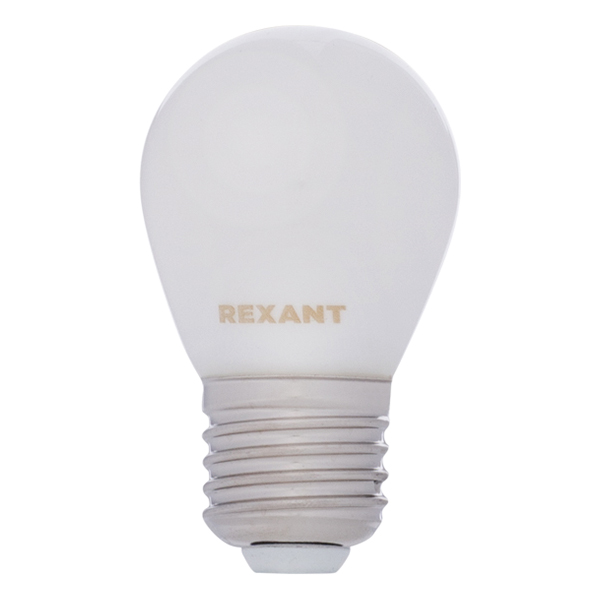 Лампочка Rexant GL45 9.5Вт 2700K E27 (604-135) 10шт.
