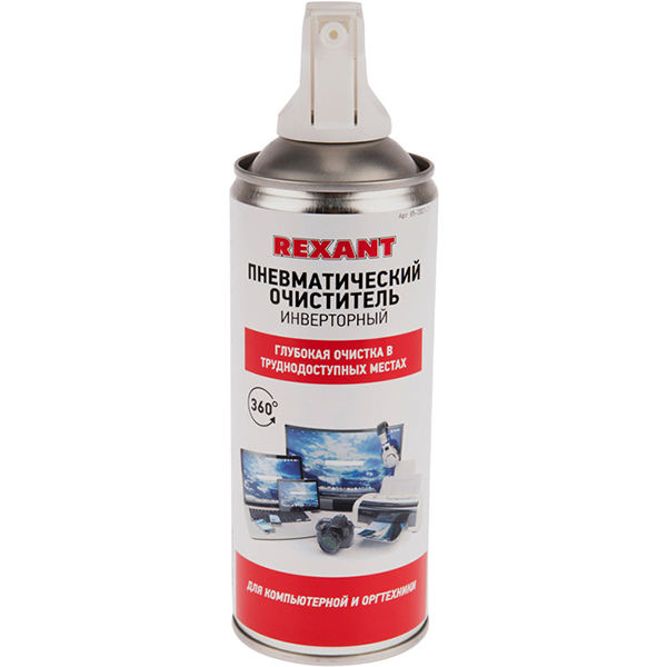 Сжатый воздух Rexant Пневматический очиститель,230 мл (85-0001-1) фото
