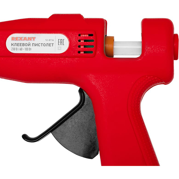 Пистолет клеевой Rexant 60 Вт/ 100 Вт два режима (12-0116)