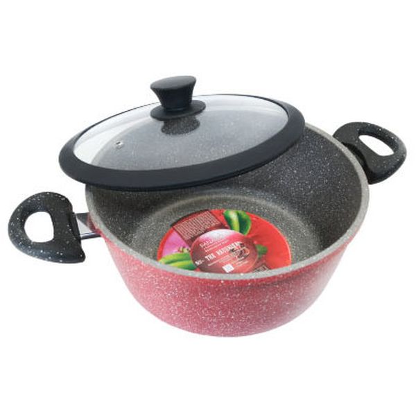 Кастрюля Panairo The Brusnika 5.7л, с крышкой (The-57-K-K-I)