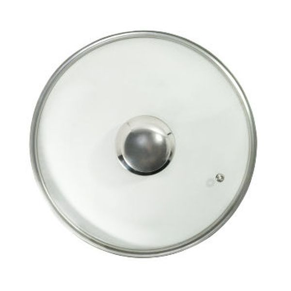 Крышка стеклянная Panairo 20см c метал. ручкой (K-D20-MET)