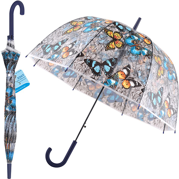 Зонт МультиДом Бал бабочек п/автомат (24.38)
