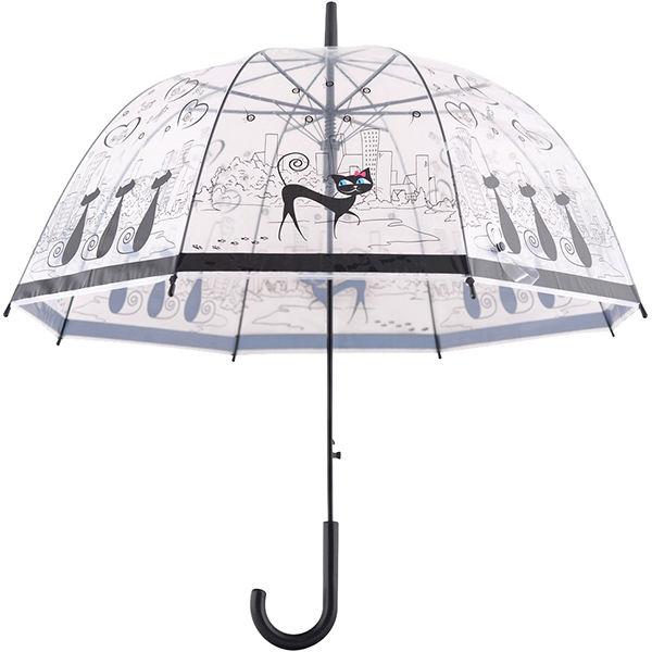 Зонт МультиДом Изящная кошка п/автомат (24.35)