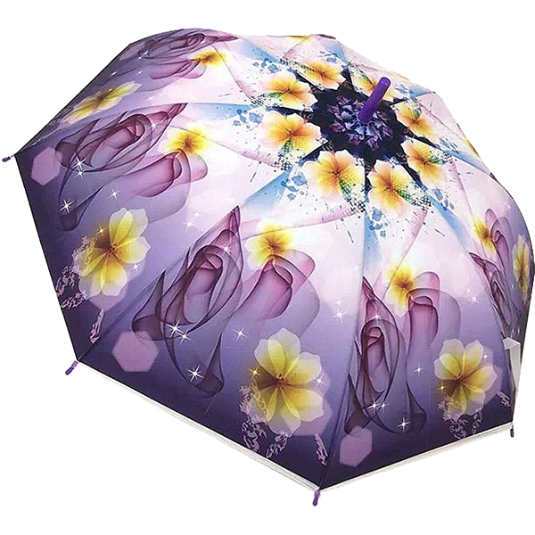 Зонт МультиДом Цветы п/автомат D95см (24.20)