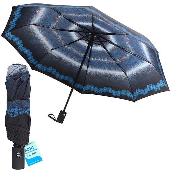 Зонт МультиДом Кружевной узор автомат (24.52)