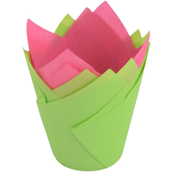 Форма для выпечки МультиДом Тюльпан, 25шт. (8.98)