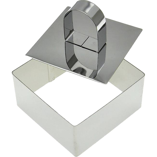 Форма для выпечки МультиДом Квадрат 8х8х4 см (8.4)