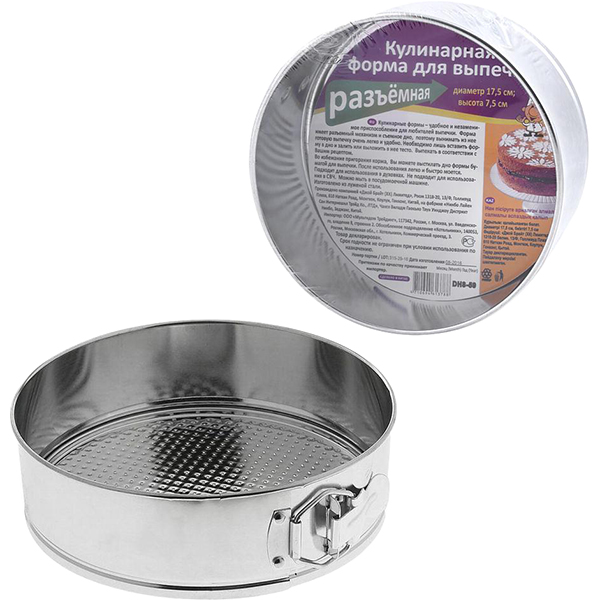 Форма для выпечки МультиДом разъемная D17 (8.59)