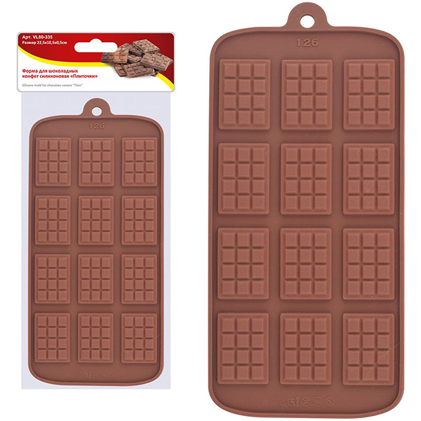 Форма МультиДом д/шок. Плиточки (80.335)