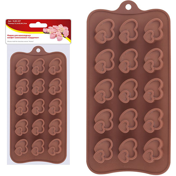 Форма МультиДом д/шок. Сердечки (80.327)