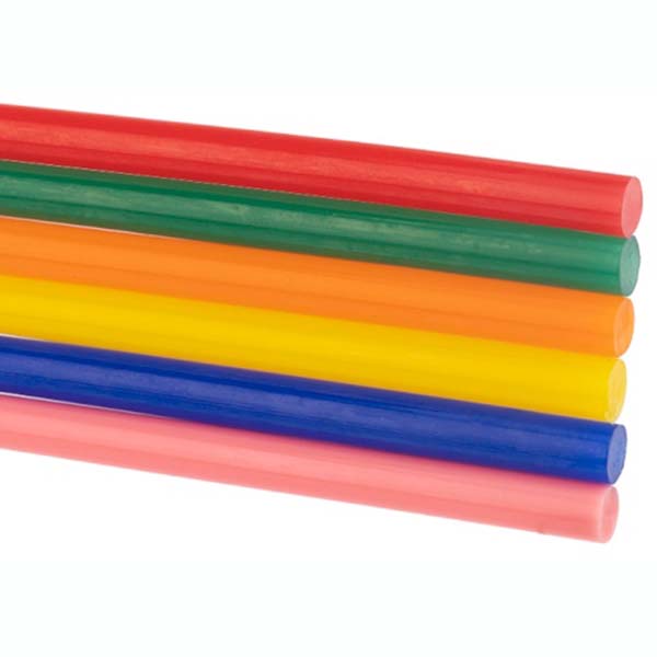 Пистолет клеевой Rexant D7, 100 мм, цветные 12 шт. (09-1020)