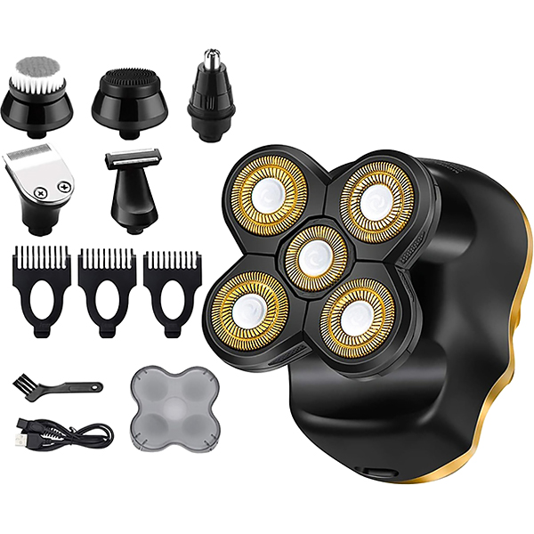 Электробритва ZDK LK9800 Gold Череп