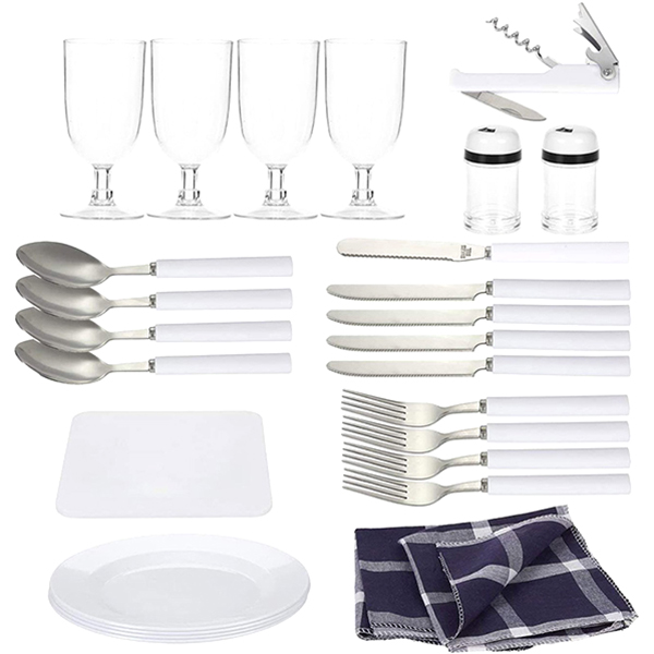 Набор для пикника ZDK picnicBP4 на 4 персоны (30 предметов)