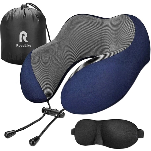 Подушка для путешествий RoadLike Travel Kit, синий (292237)