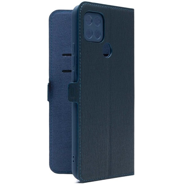 Чехол BoraSCO Book Case для OPPO A15/A15s, синий (39851)