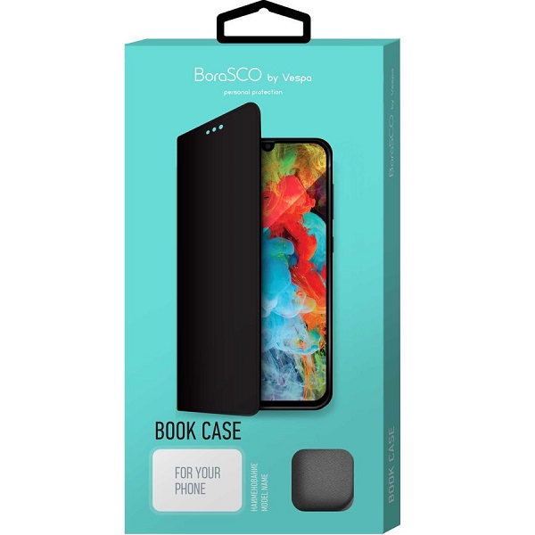 Чехол BoraSCO Book Case для OPPO A15/A15s, синий (39851)