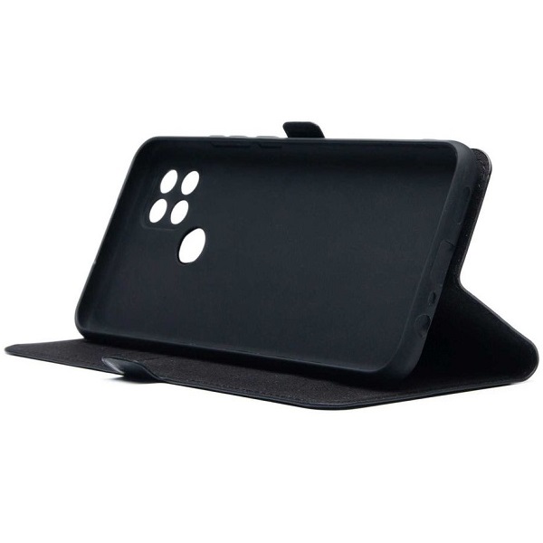 Чехол BoraSCO Book Case для OPPO A15/A15s, черный (39850)