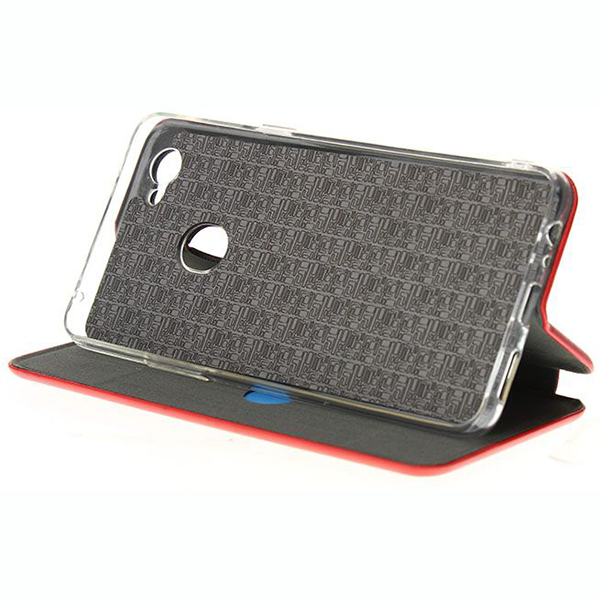 Чехол BoraSCO Book Case для OPPO A74, красный (40160)